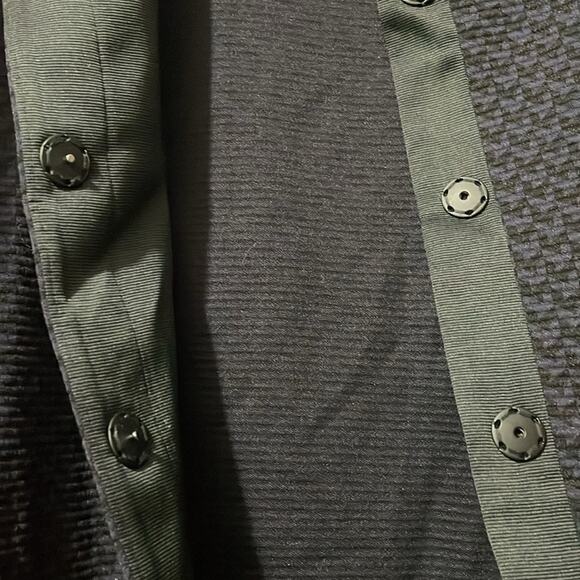 Emporio Armani Women's Blazer Jacket Ribbed Knit Silk Blend Large Retails $545 - Picture 4 of 11